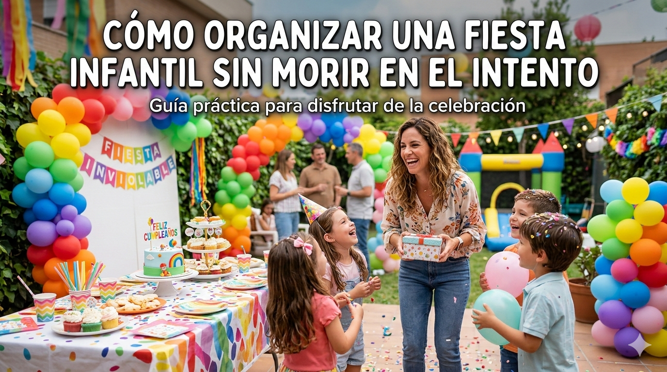 Cómo organizar una fiesta infantil sin morir en el intento